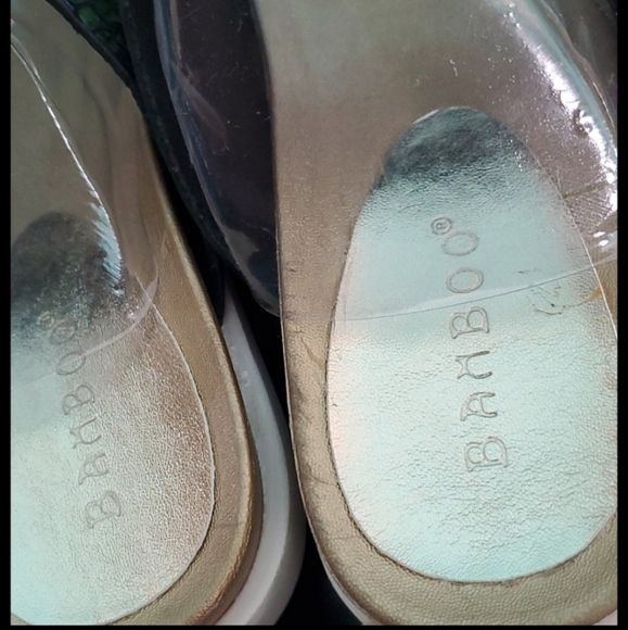 NIB Bamboo Mermaid Pattern Sandal Slide - Picture 8 of 11